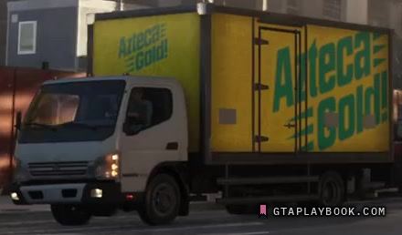 Azteca Gold box truck in GTA 6