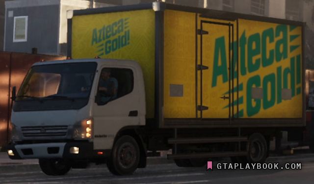 Azteca Gold box truck in GTA 6