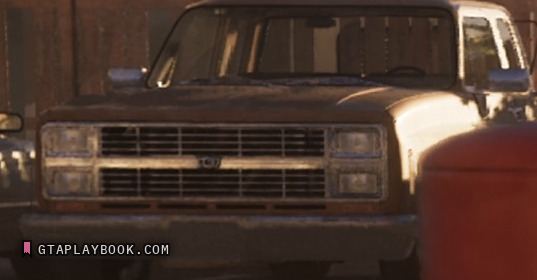 Tan squarebody pickup in GTA 6