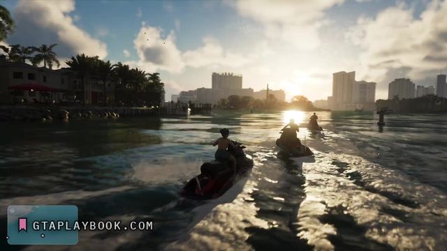 Riding a jet ski in GTA 6