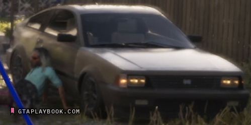 Light eighties liftback in GTA 6