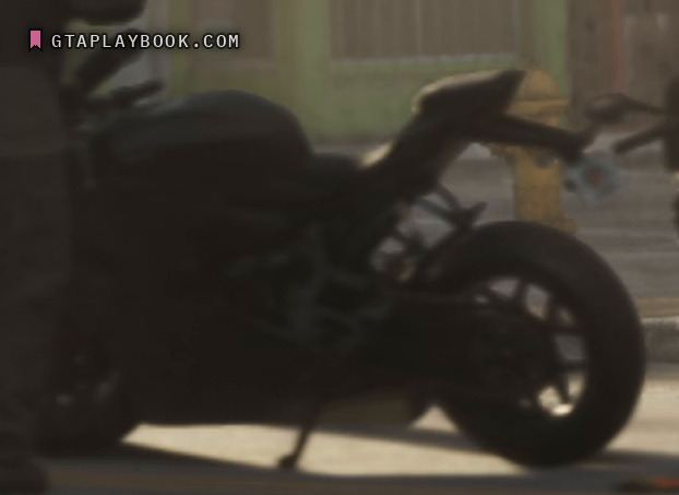 Black sport bike in GTA 6