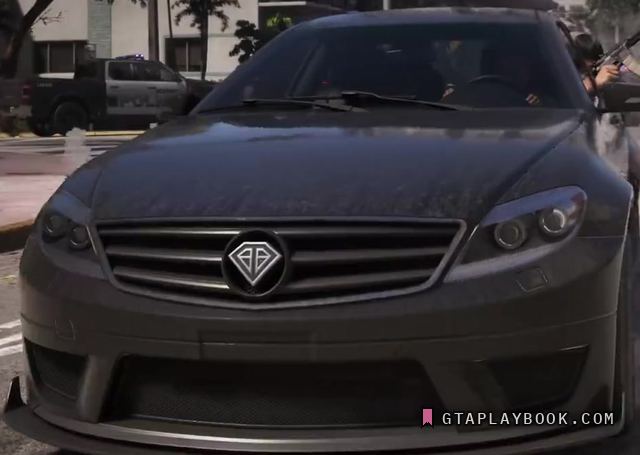 Black Benefactor sport sedan in GTA 6