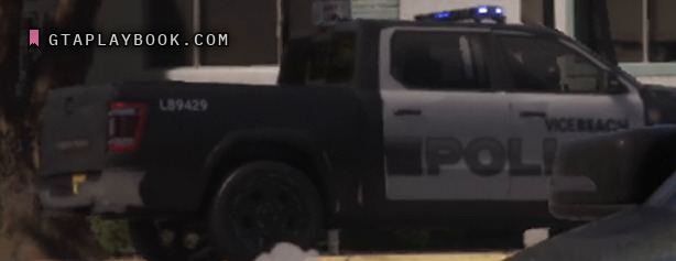 Vicebeach police pickup — side