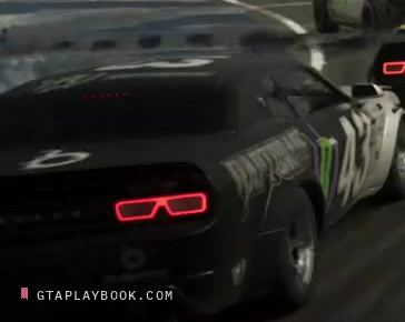 Race car in green livery in GTA 6