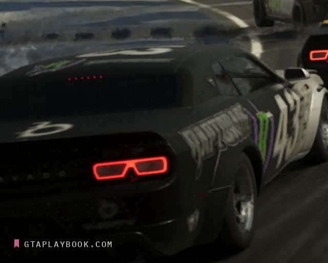 Race car in green livery in GTA 6