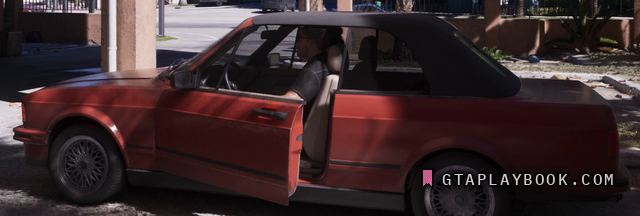 Red convertible in GTA 6