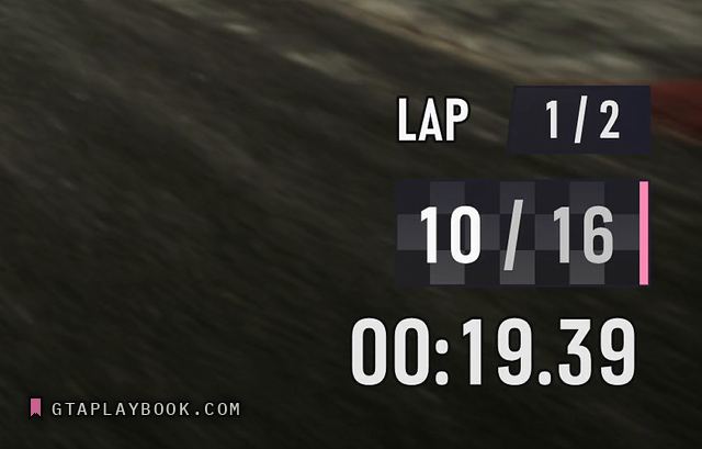 The race HUD in GTA 6