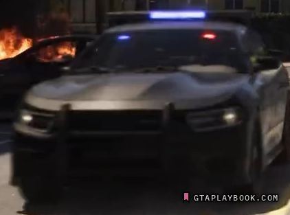Police cruiser — front