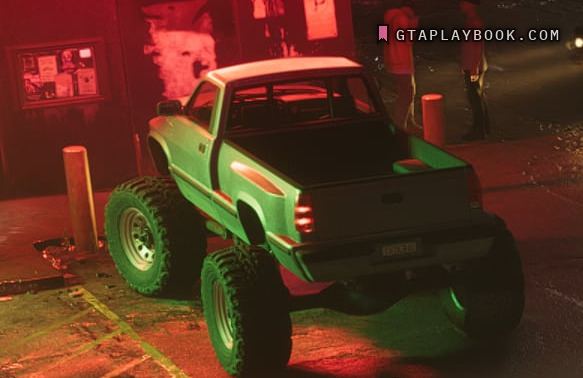 Neon-lit lifted pickup in GTA 6