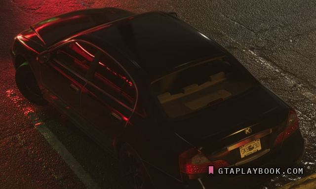 Black sport sedan in GTA 6