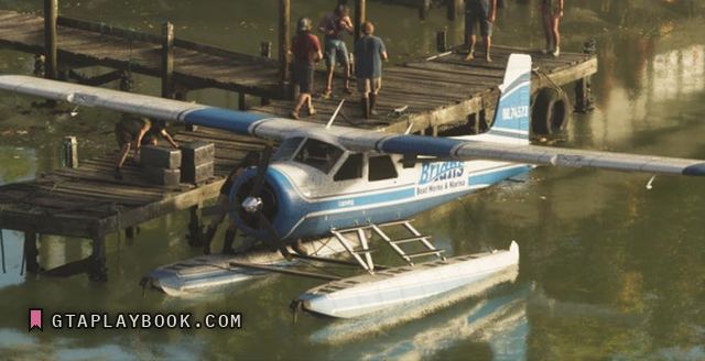 Single-engine floatplane — side