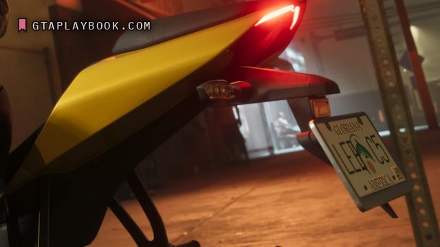 Yellow sport bike in GTA 6