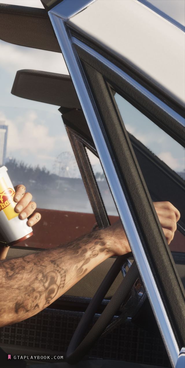 White convertible in GTA 6