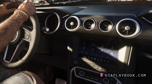 Modern coupe interior in GTA 6