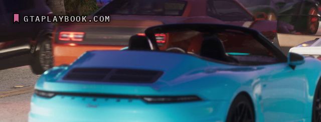 Open-top sports car with a roll hoop in GTA 6