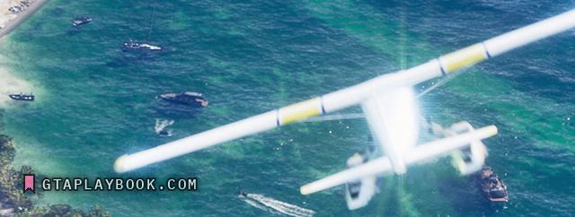 Single-engine floatplane — top