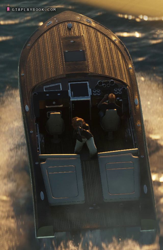 Wooden-deck speedboat in GTA 6