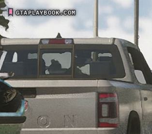 Crew-cab pickup with roof marker lights in GTA 6