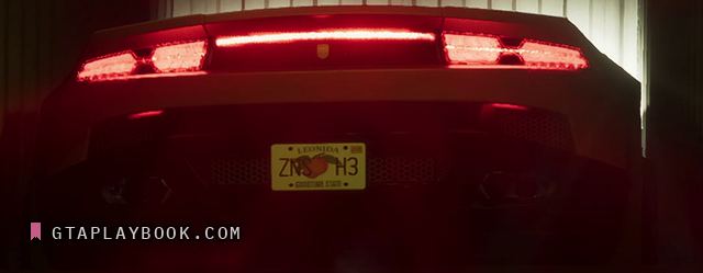 Coupe with a full-width light bar in GTA 6